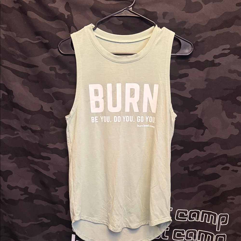 BURN Women's Sage Muscle Tank Top